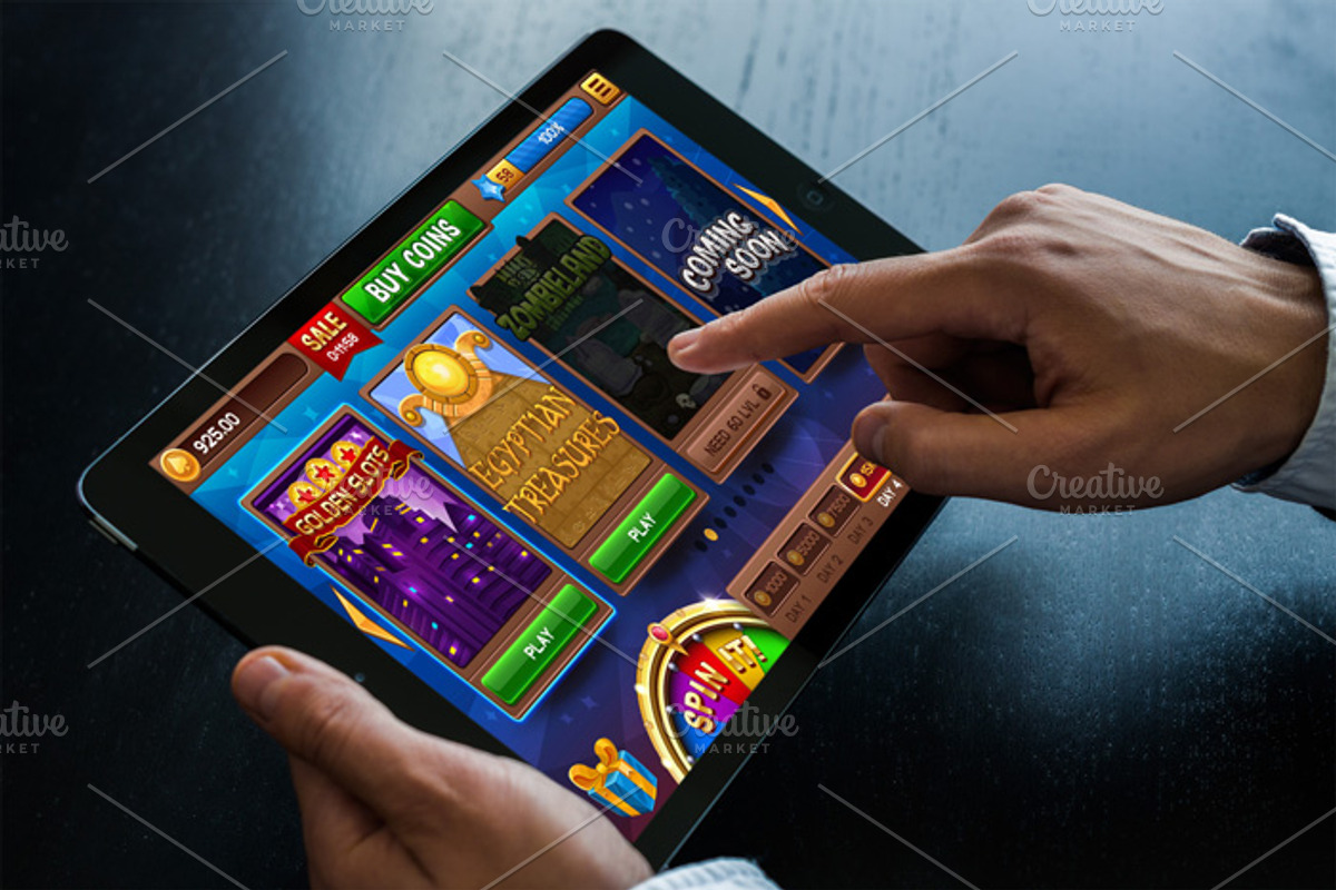 Lobby and GUI for Slots Games, an Illustration by Saranai Store (Photo 3 of 10)