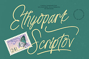 Ethyopark Scriptov Handwritten Font, a Script Font by stylishtype.co (Thumbnail 1 of 15)