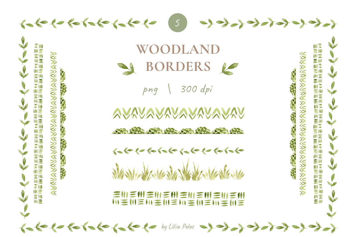 Woodland Watercolor Illustrations, an Animal Illustration by Liliia Polos Illustration (Photo 10 of 16)