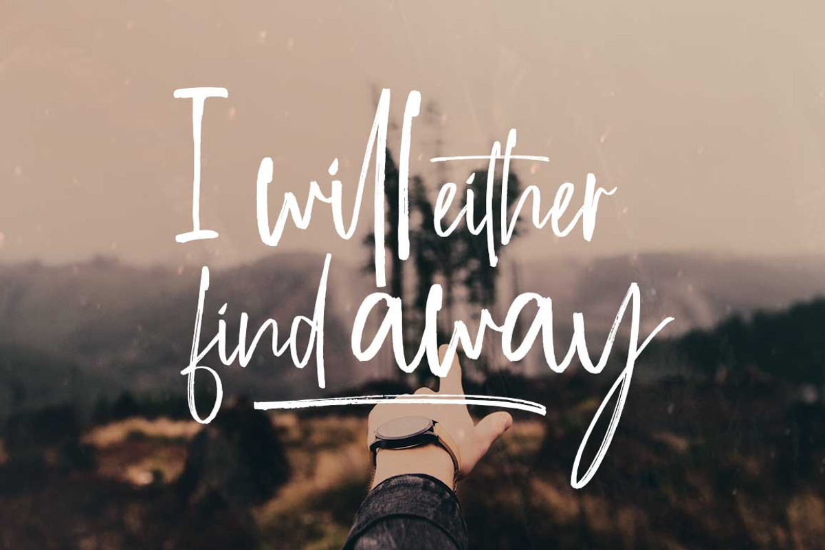 Trendiest, a Script Font by Lucky Type (Photo 3 of 12)