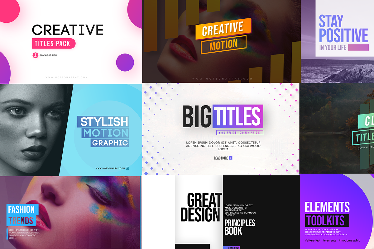Clean Titles Pack - After Effect, a Templates & Theme by Polygon Motions (Photo 2 of 2)