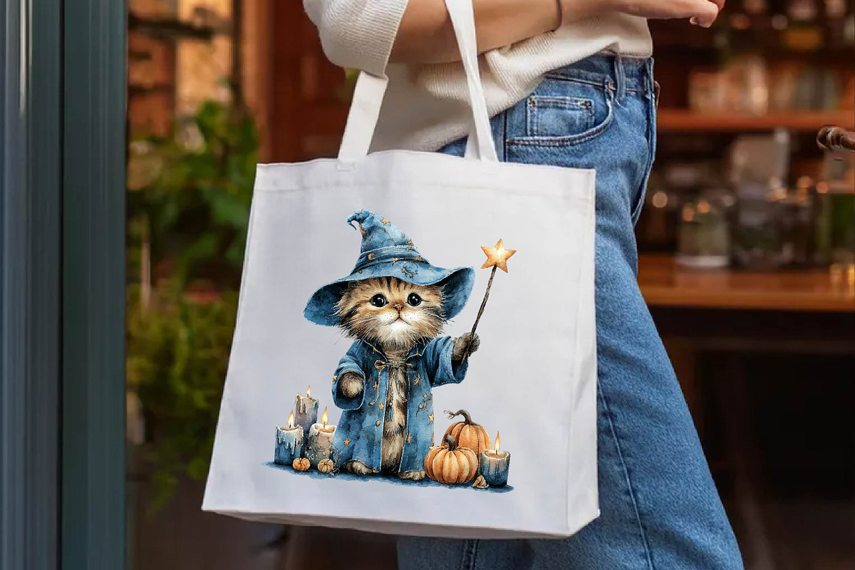 Halloween Wizard Animal Clipart, a Seasonal Illustration by fashionaddict (Photo 6 of 7)