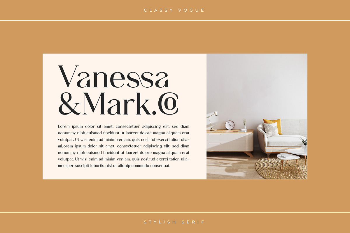 Classy Vogue - Stylish Serif, a Serif Font by Variatype (Photo 16 of 16)