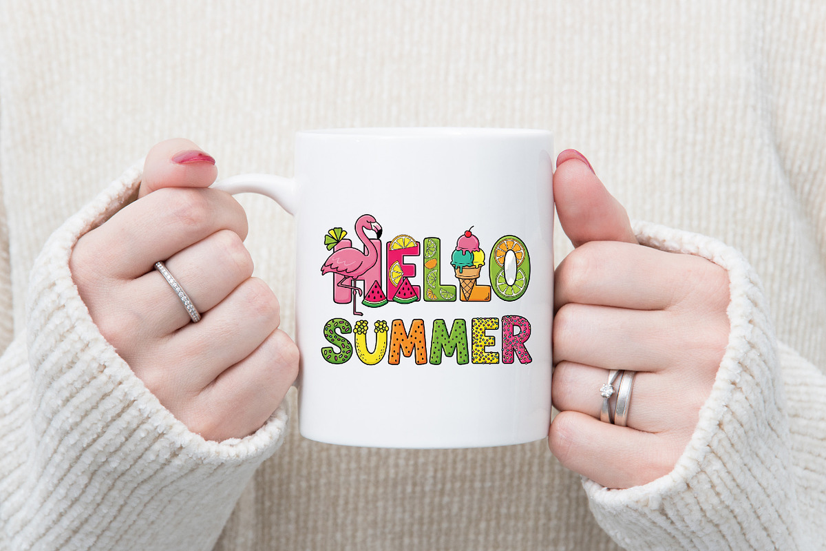 Hello Summer PNG, an Illustration by Designking (Photo 3 of 4)