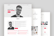 Portfolio Landing Page Template, a Landing Page Template by nandinigraphics (Thumbnail 2 of 3)