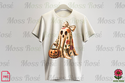 Floral Ghost with Pumpkin Basket, a Graphic by Moss Rose (Thumbnail 3 of 3)