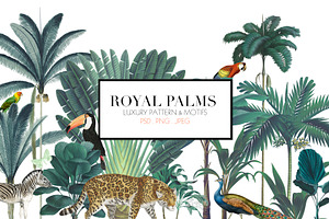 Royal Palms - Luxury Print