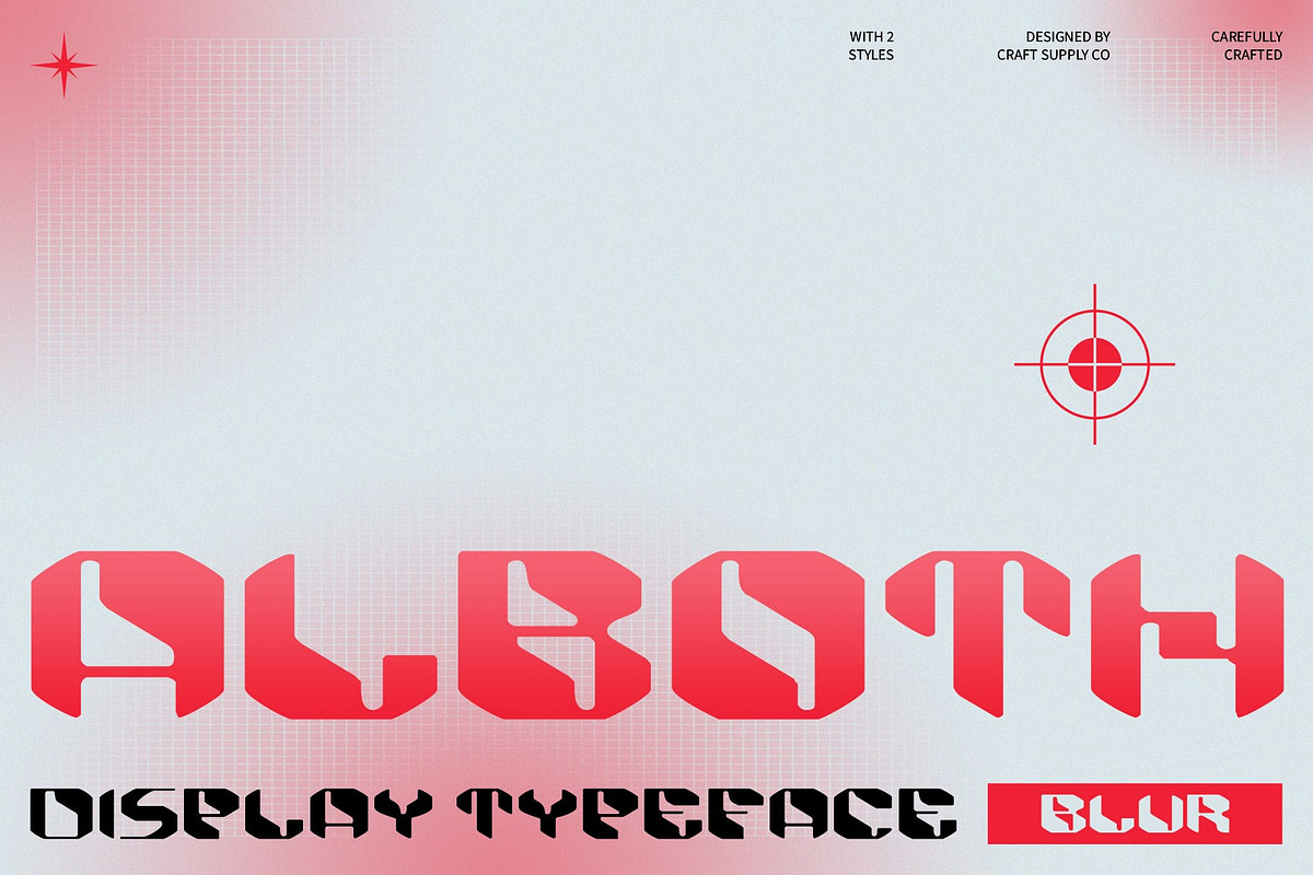 Alboth Blur, a Sans Serif Font by Craft Supply Co. (Photo 1 of 8)