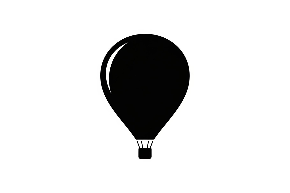 Hot Air Balloon Silhouette Bundle, an Illustration by Designer_Momina (Photo 42 of 51)