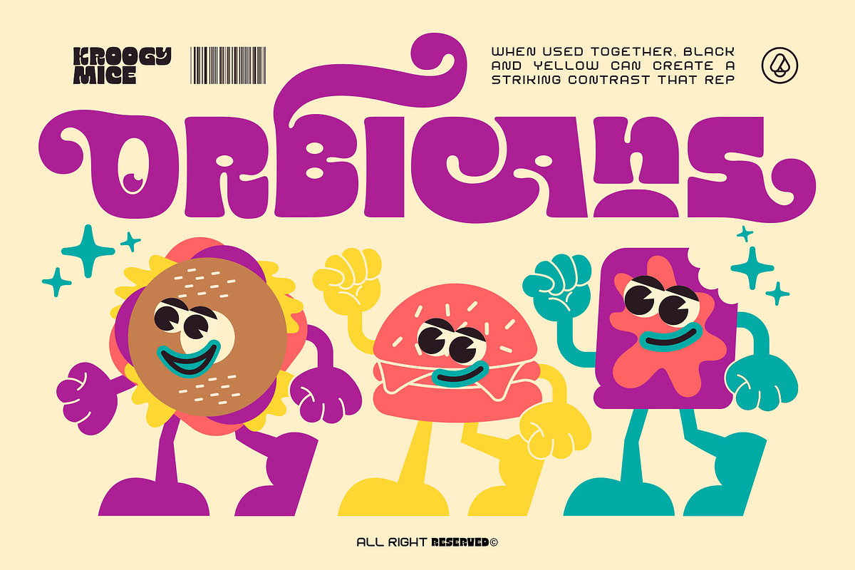 Kroogy Mice Typeface, a Sans Serif Font by alit design (Photo 19 of 21)