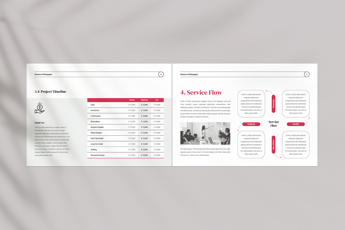 White Paper | Canva, Word, InDesign, a Brochure Template by Orcshape Studio (Photo 7 of 16)