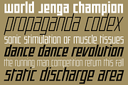Offroad Expanded Family, a Sans Serif Font by GRYPE (Thumbnail 2 of 3)