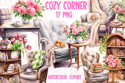 Cozy Corner Home Clipart
