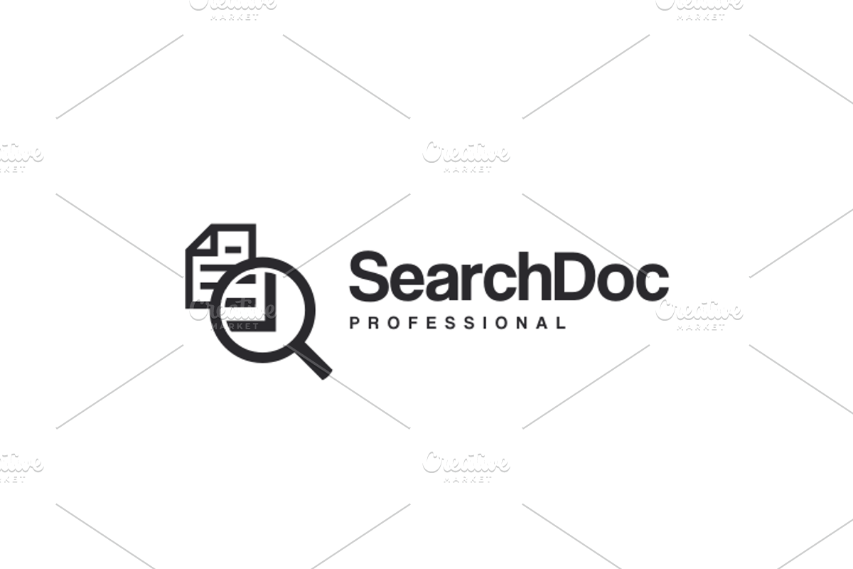 Search Document Logo Template, a Branding & Logo Template by yopie