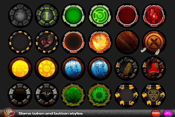 Token And Button Development Pack preview 4