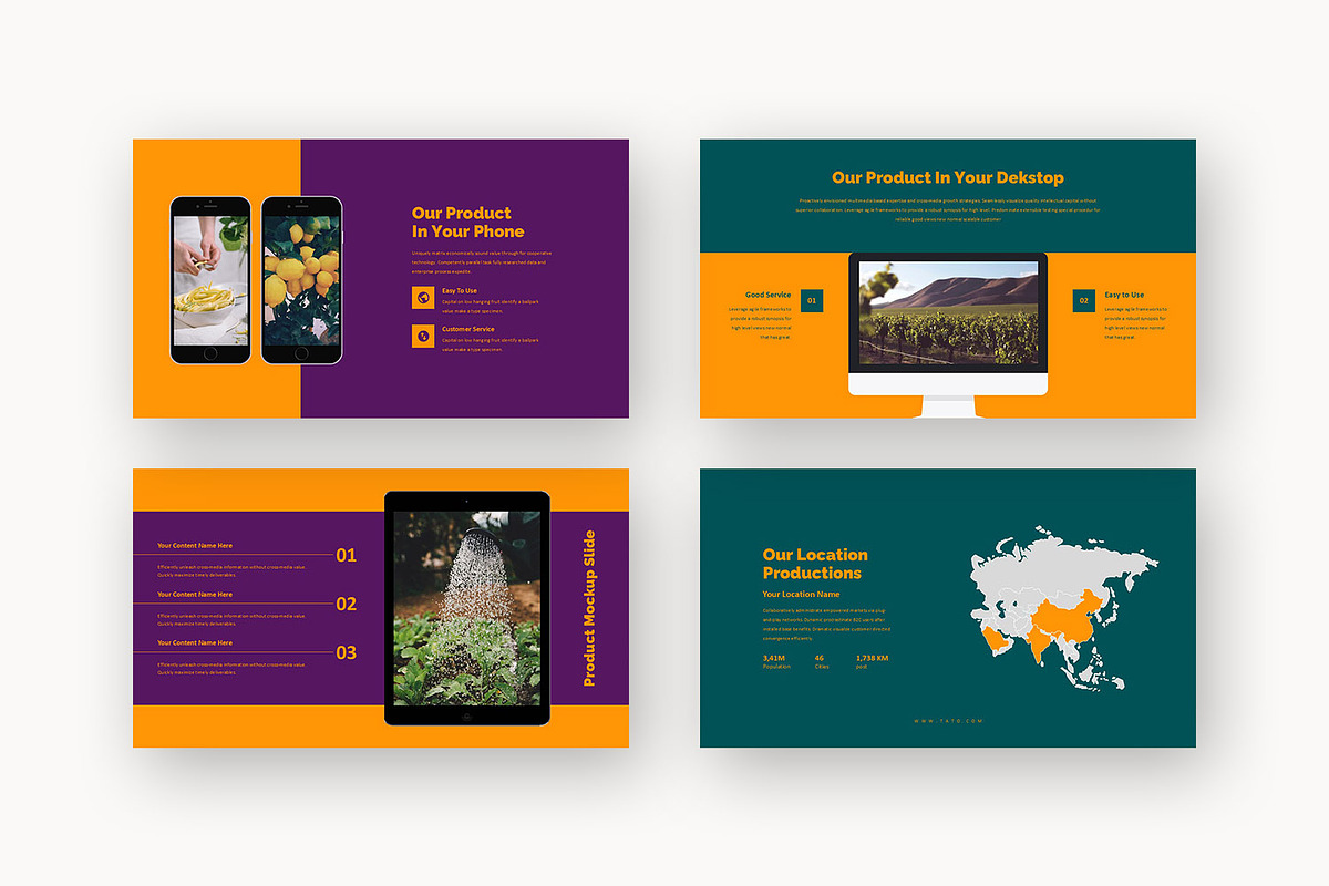 Tato : Farm Business Google Slides, a Presentation Template by Punkl Camp (Photo 13 of 16)