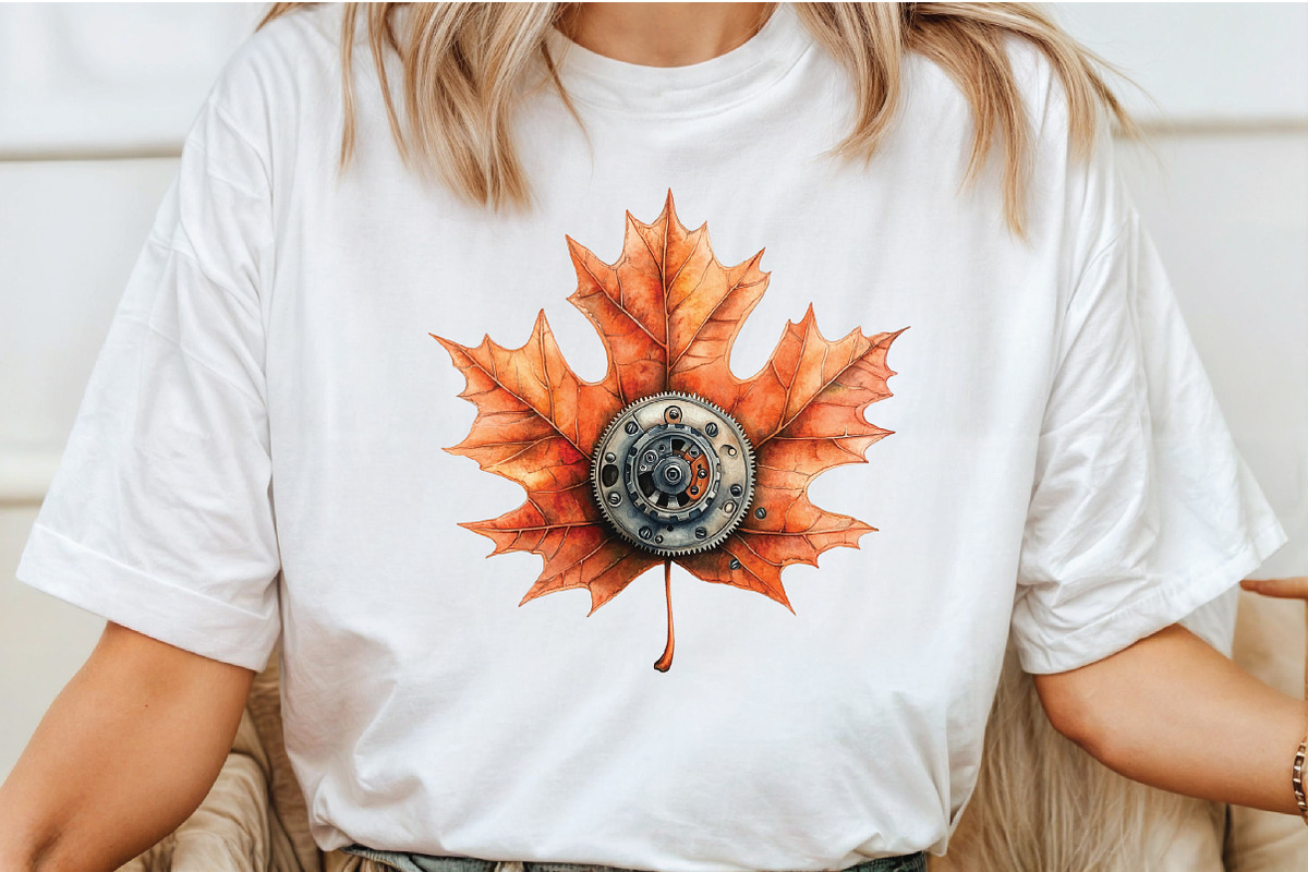 Watercolor Steampunk Autumn Clipart, an Illustration by Libby Wishes (Photo 6 of 9)