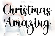 Christmas Amazing, a Handwritten Font by FreshTypeINK (Thumbnail 1 of 9)