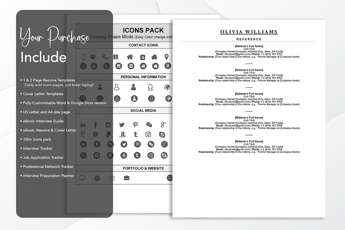 Fresher ATS Resume Template in word, a Resume Template by Design_Xlab (Photo 6 of 10)
