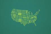 United States Vector Map, a Graphic by Skylars Art Supplies (Thumbnail 4 of 4)