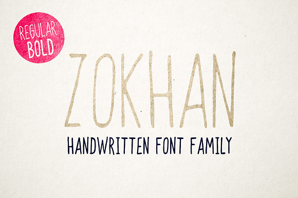 Zokhan - Font Family preview 7