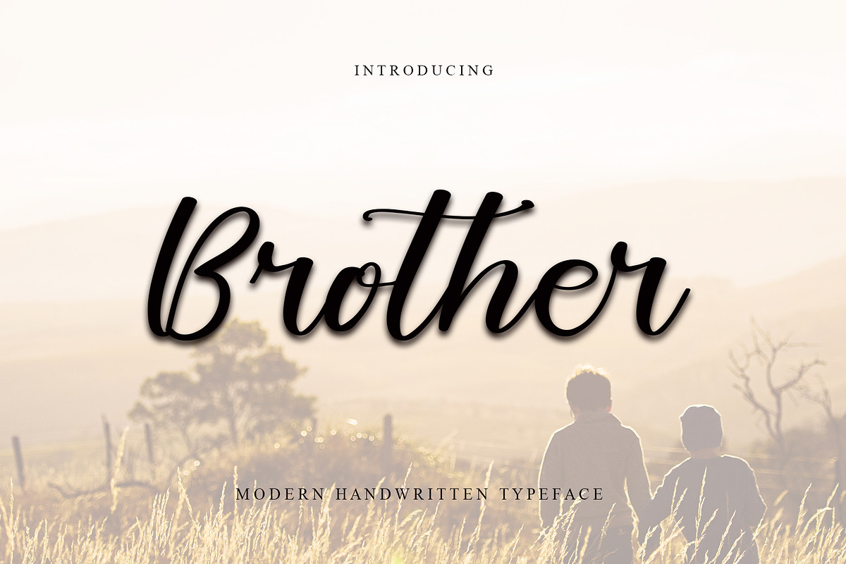 Brother, a Handwritten Font by FreshTypeINK (Photo 1 of 6)