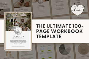 Canva Course Workbook Template