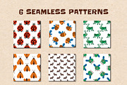 Paper Cut Bugs Clipart Bundle, an Object Illustration by Le.nart (Thumbnail 5 of 6)