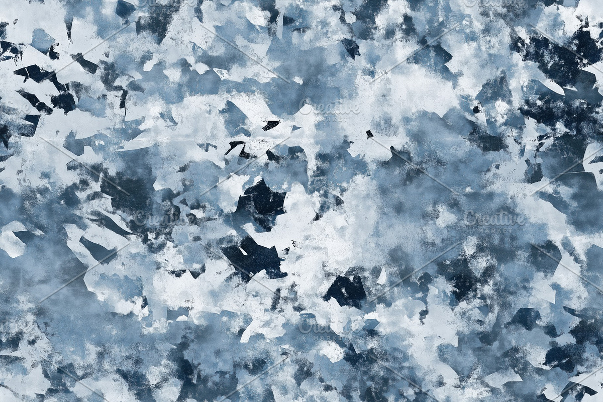 Seamless galvanized metal abstract blue and white textured pattern resembling i, a Texture Graphic by Textures & Backgrounds