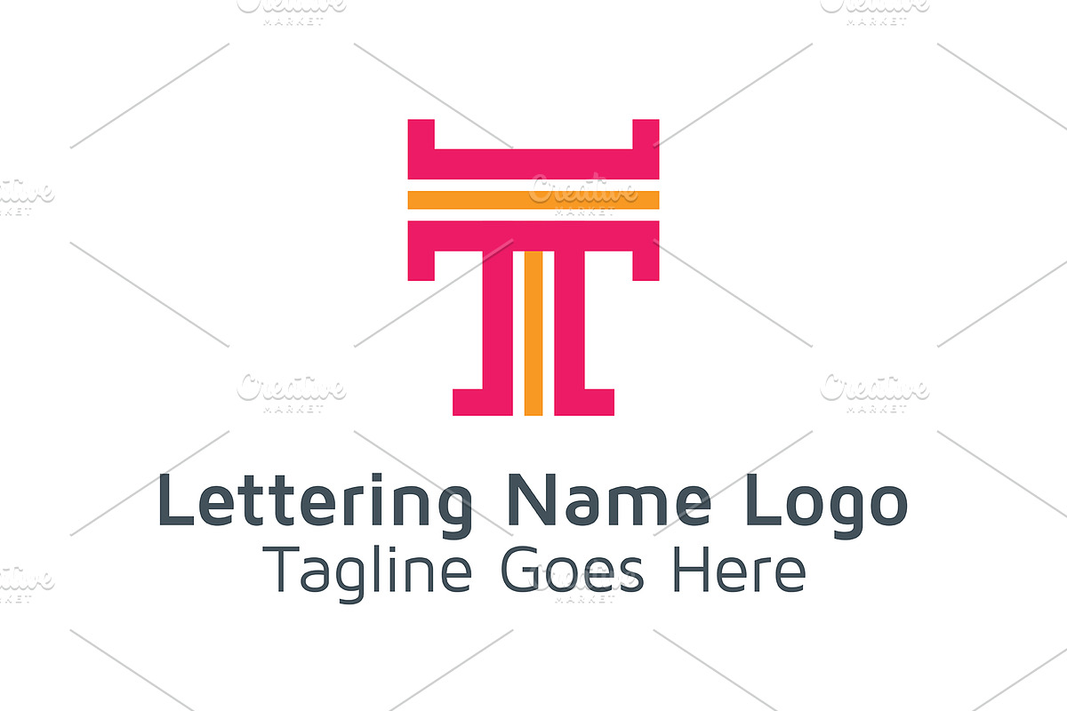 20 Logo Lettering T Template Bundle, a Branding & Logo Template by Acongraphic (Photo 4 of 21)