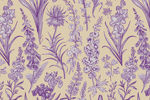 Classic. Seamless Patterns