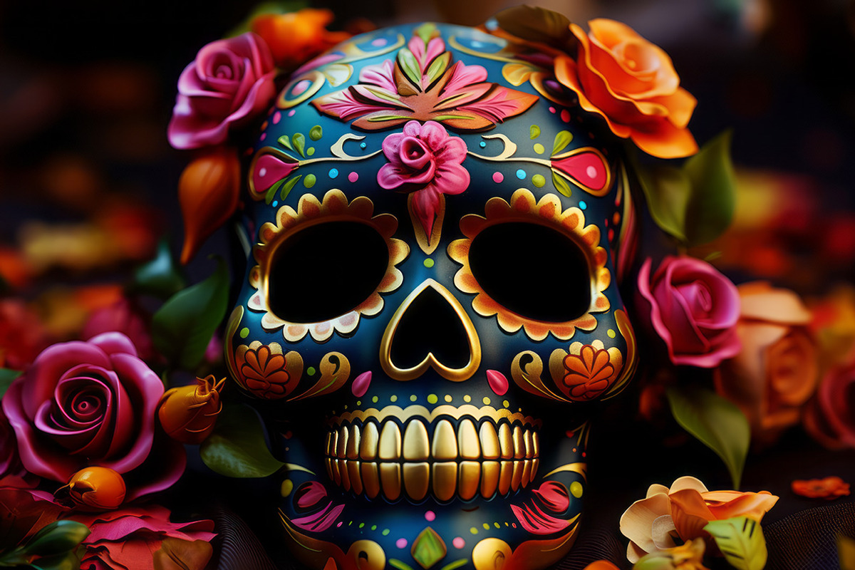 Day of the Dead. 53 images, a Seasonal Illustration by Handmadefont (Photo 3 of 12)