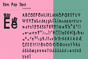 Rem Pop Sans, a Sans Serif Font by cromatixclassroom (Thumbnail 4 of 13)