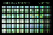 GREEN GRADIENTS VECTOR SET, a Gradient Add-On by Juksy (Thumbnail 1 of 2)