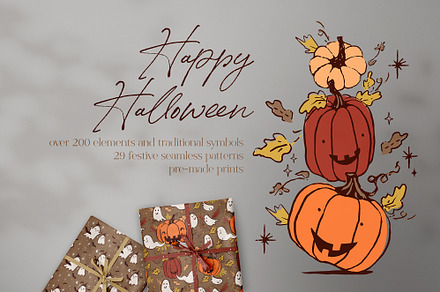 Happy Halloween Print and Patterns