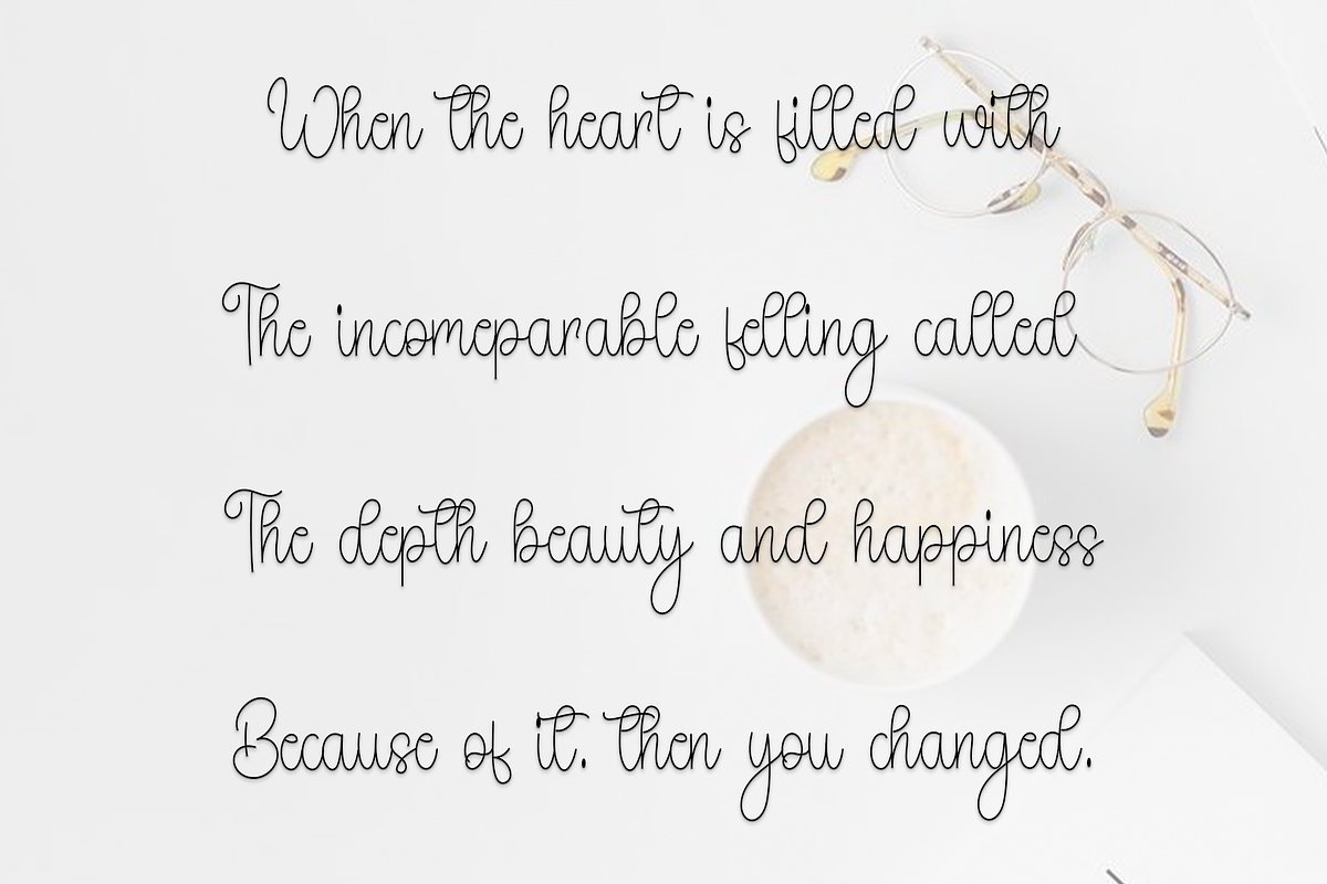 Sweet Valentine, a Handwritten Font by InermediaSTUDIO (Photo 4 of 8)