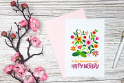 Folk Flowers. Folk Pattern, an Illustration by AvaAva (Thumbnail 2 of 26)