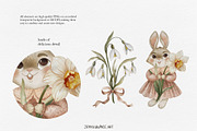 Easter watercolor clipart bundle, a Decorative Illustration by Jenny Quince (Thumbnail 3 of 10)