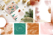 Boho Christmas and Happy new year!, a Background Graphic by Larisa Popova (Thumbnail 3 of 8)