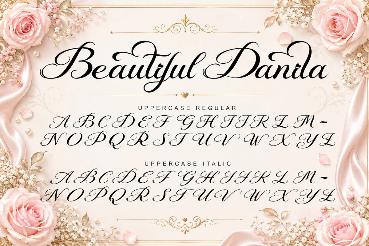 Beautiful Danila, a Handwritten Font by Yoga Letter (Photo 7 of 11)