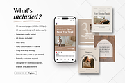 Wellness Carousel Instagram Posts, a Social Media Template by DigiPax (Thumbnail 2 of 11)