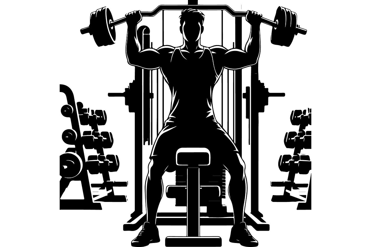 Bodybuilder Silhouette Bundle, an Object Graphic by Creativeshirt (Photo 7 of 13)