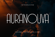 Auranouva – Techno Futuristic Fonts, a Sans Serif Font by Konstantine Studio (Thumbnail 1 of 5)