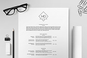 Resume/CV Template II, a Resume Template by Print Forge (Thumbnail 1 of 3)