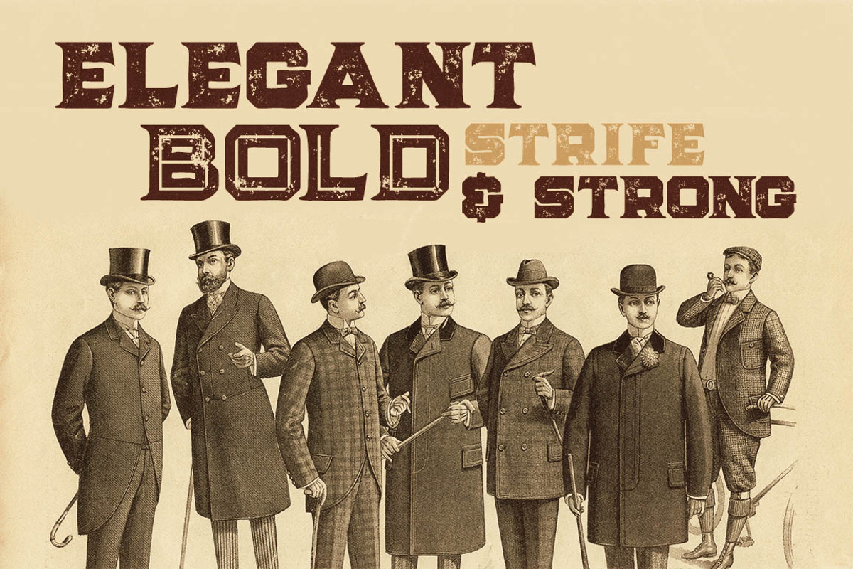 Strife - Display Font preview 3