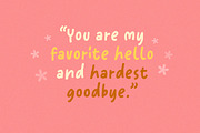 Love The Journey - Cute Font Duo, a Handwritten Font by Letterhend Studio (Thumbnail 9 of 9)