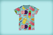 Kawaii Sweets Seamless Pattern, a Pattern Graphic by Pia Kolle (Thumbnail 4 of 4)