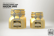 Hinged Swing Top Metal Jars Mockup, a Product Mockup by INCDesign (Thumbnail 6 of 7)