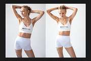 Shorts and Tank-Top Mock-Up Set, a Bottom Mockup by Freeman Studio (Thumbnail 10 of 17)