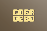 Gacroer - Modern Pixels Typeface, a Sans Serif Font by garismantra (Thumbnail 2 of 4)